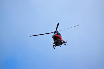 Eliambulanza Aereo ambulanza in volo