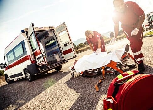 pulizia post decesso in ambulanza