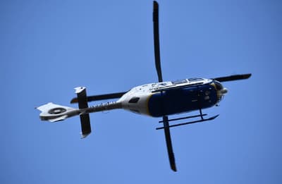 Aereo ambulanza in volo