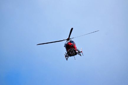 Ambulanze Aeree Eliambulanza in volo